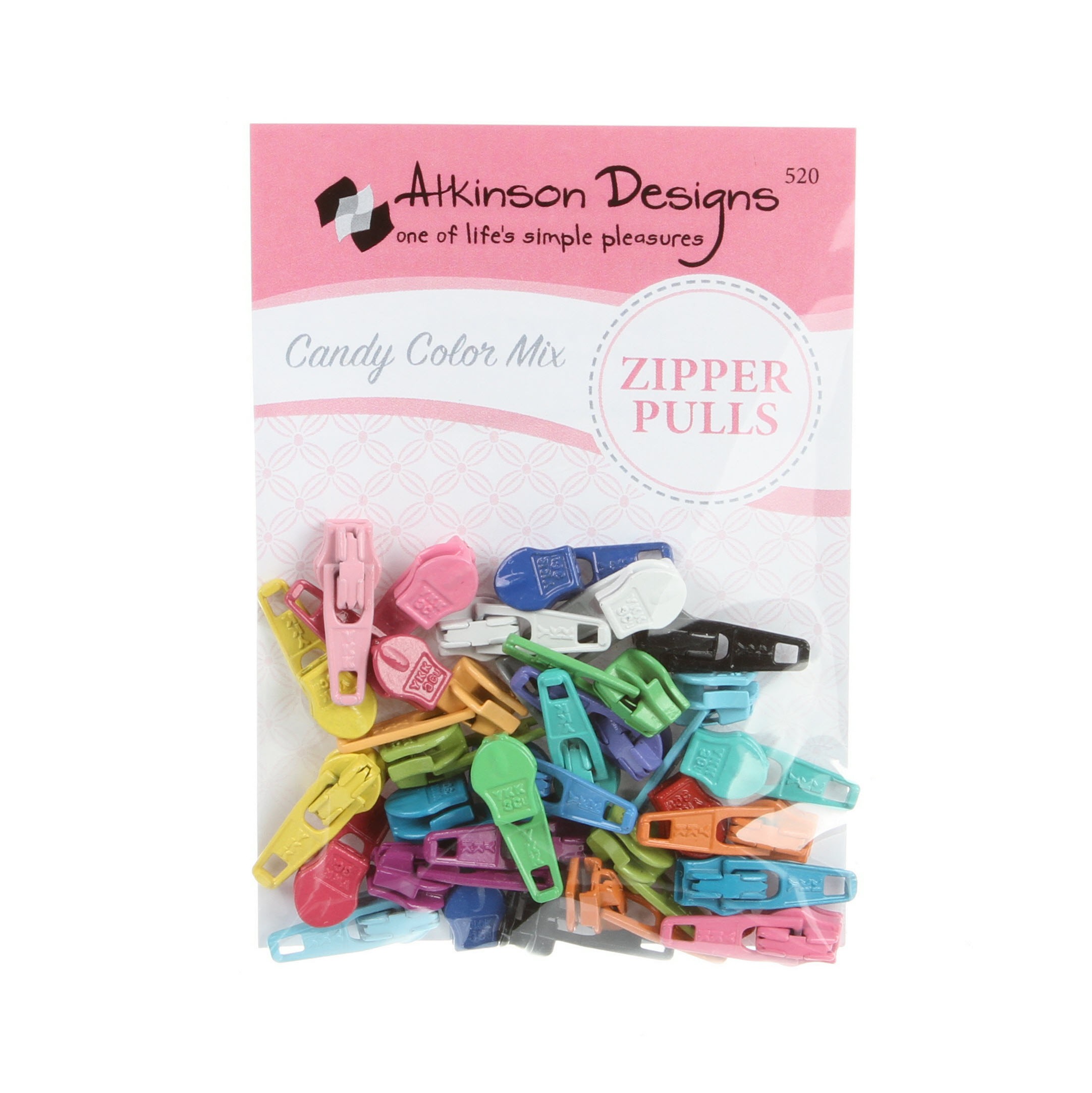 Download Zipper Pulls Candy Color Mix Assorted Colors