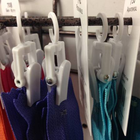 50pk plastic clips for zipper rack