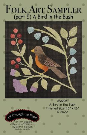 Folk Art Sampler Part 5 A Bird in the Bush