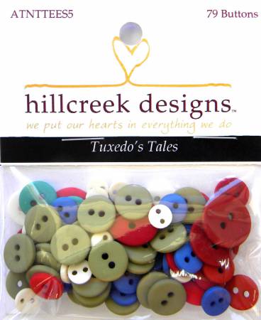 Tuxedo Tales Button Set