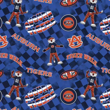 Auburn Check allover-Cotton
