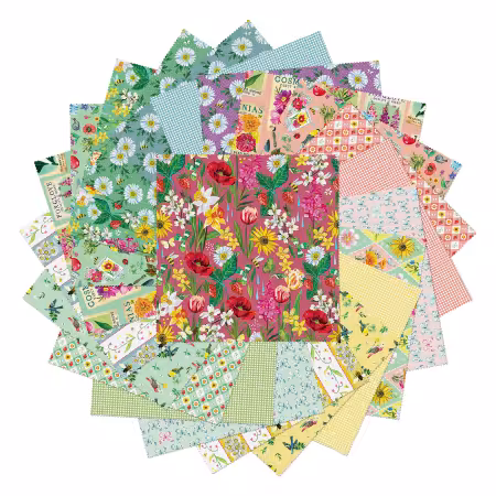 A Wildflower Heart 10in Squares, 42pcs/bundle