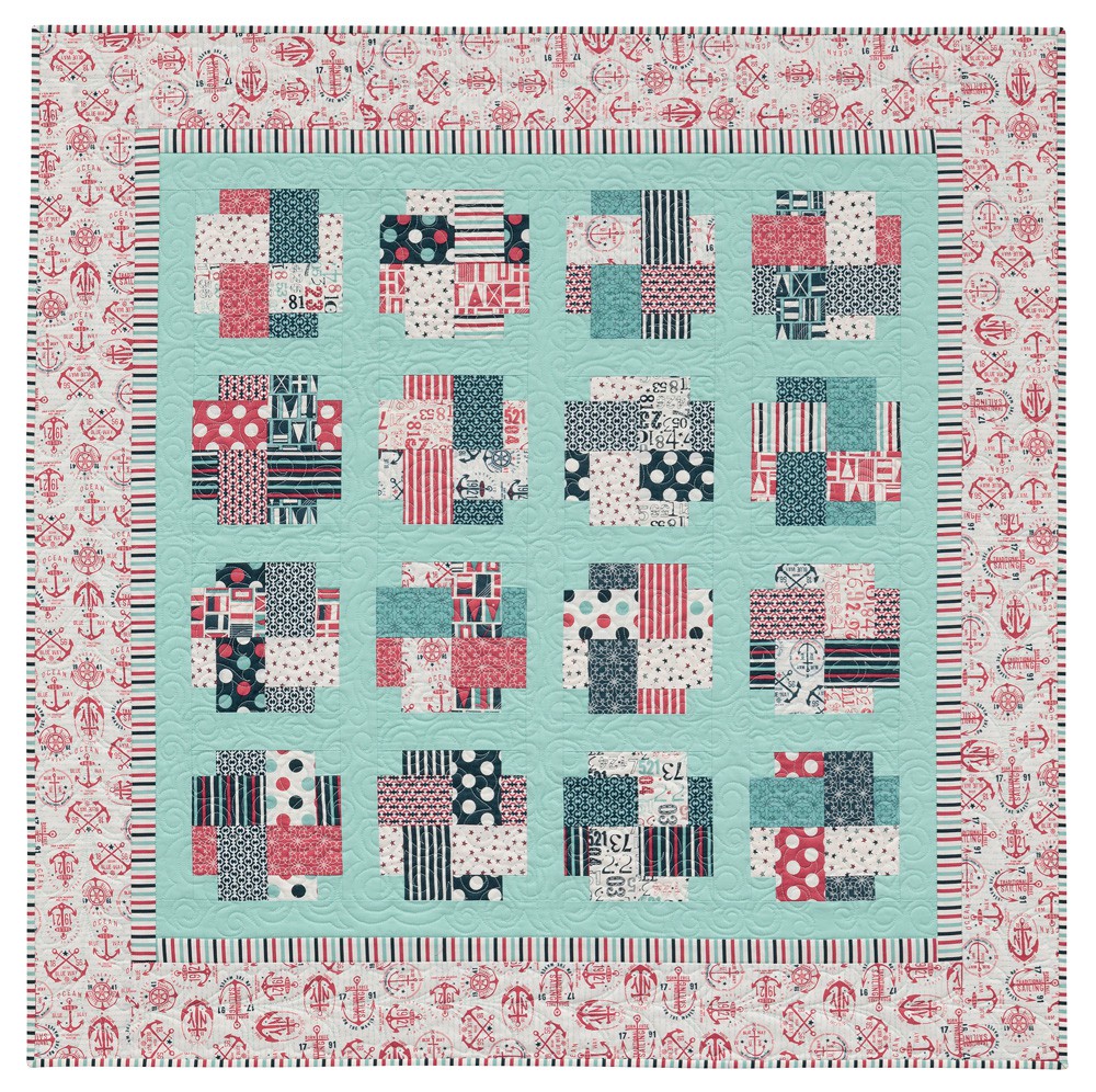 ScrapBasket Strips and Squares Quilting with 21/2in, 5in, and 10in