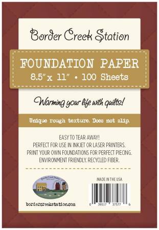 Foundation Paper 8-1/2in x 11in