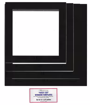 Fussy Cut Square Templates 6in - 9in