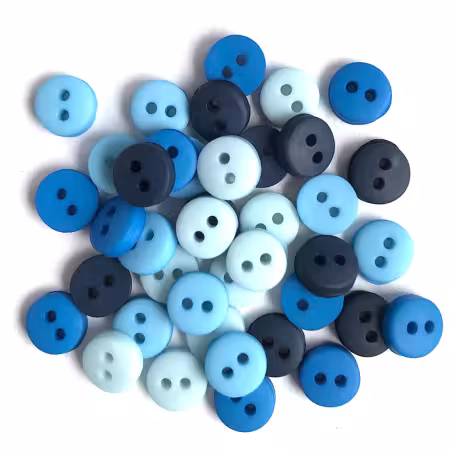 Tiny Round Blues 1/4in