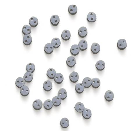 Micro White 2 hole buttons