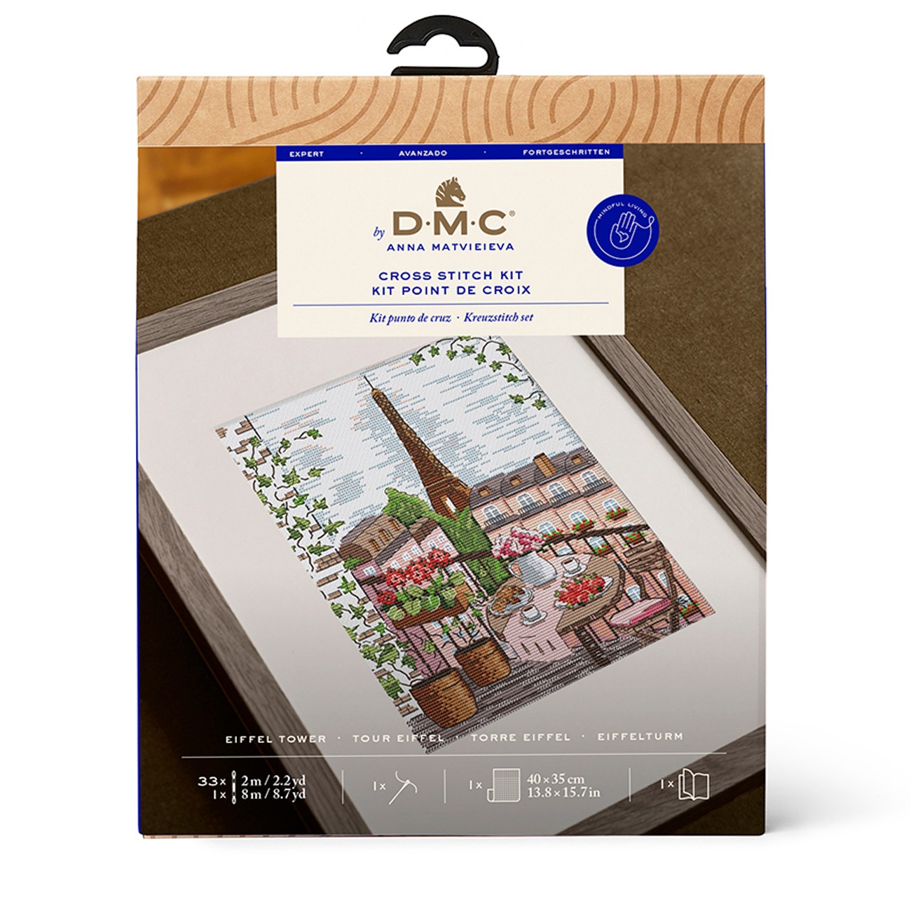 DMC Eiffel Tower Cross Stitch Kit
