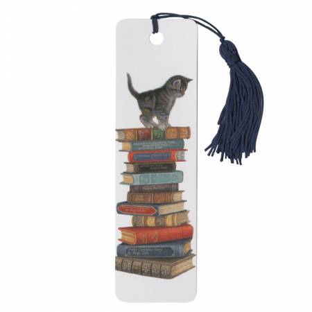 Bookmark Kitten On Books