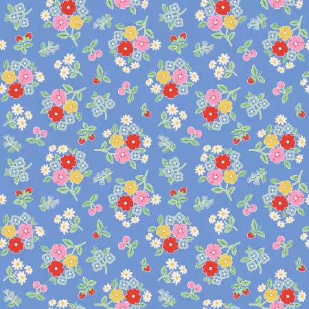 Periwinkle Bluebells & Buttercups