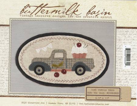 Mini Vintage Truck Thru The Year - November 6-1/2in x 11in