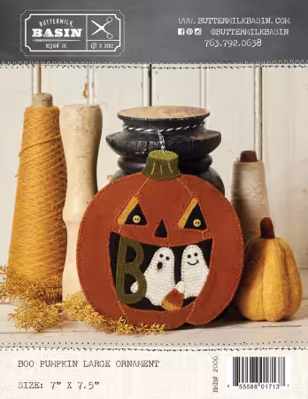 BOO Pumpkin Large Ornament