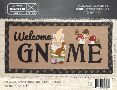 Welcome Gnome Thru the Year April