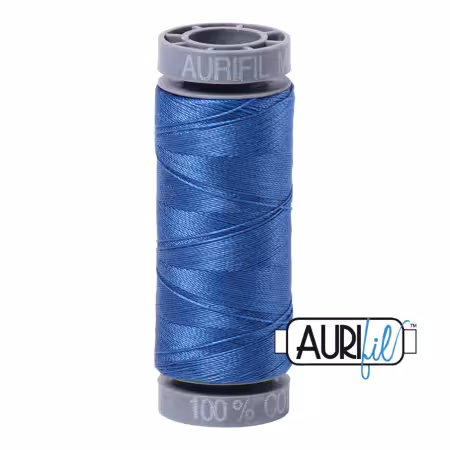 Mako Cotton Solid Embroidery Thread 28wt 109yds Peacock Blue