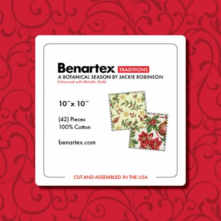 10in Squares, A Botanical Season, 42pcs/bundle
