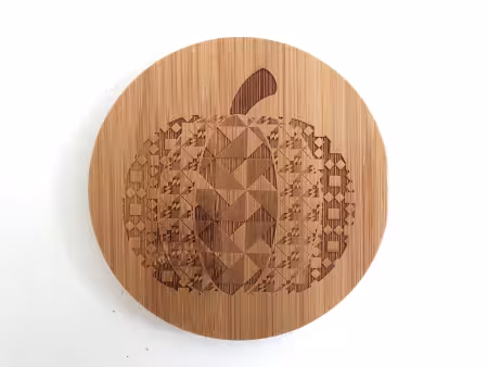 Quilt Pumpkins Coaster 4pc Set