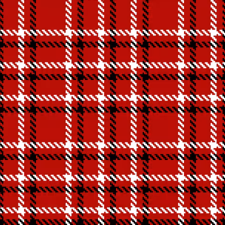 Red Tattersall Plaid