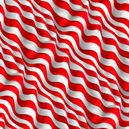 Red Waving Flag stripe