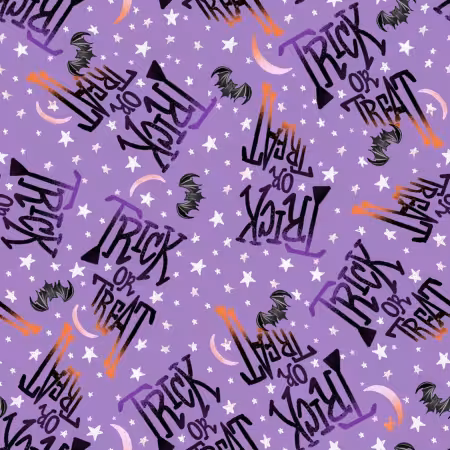 Purple Halloween Words
