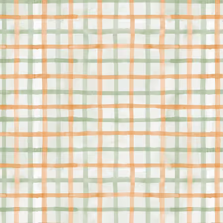 Light Green Plaid Watercolor 4.8 Inch repeat