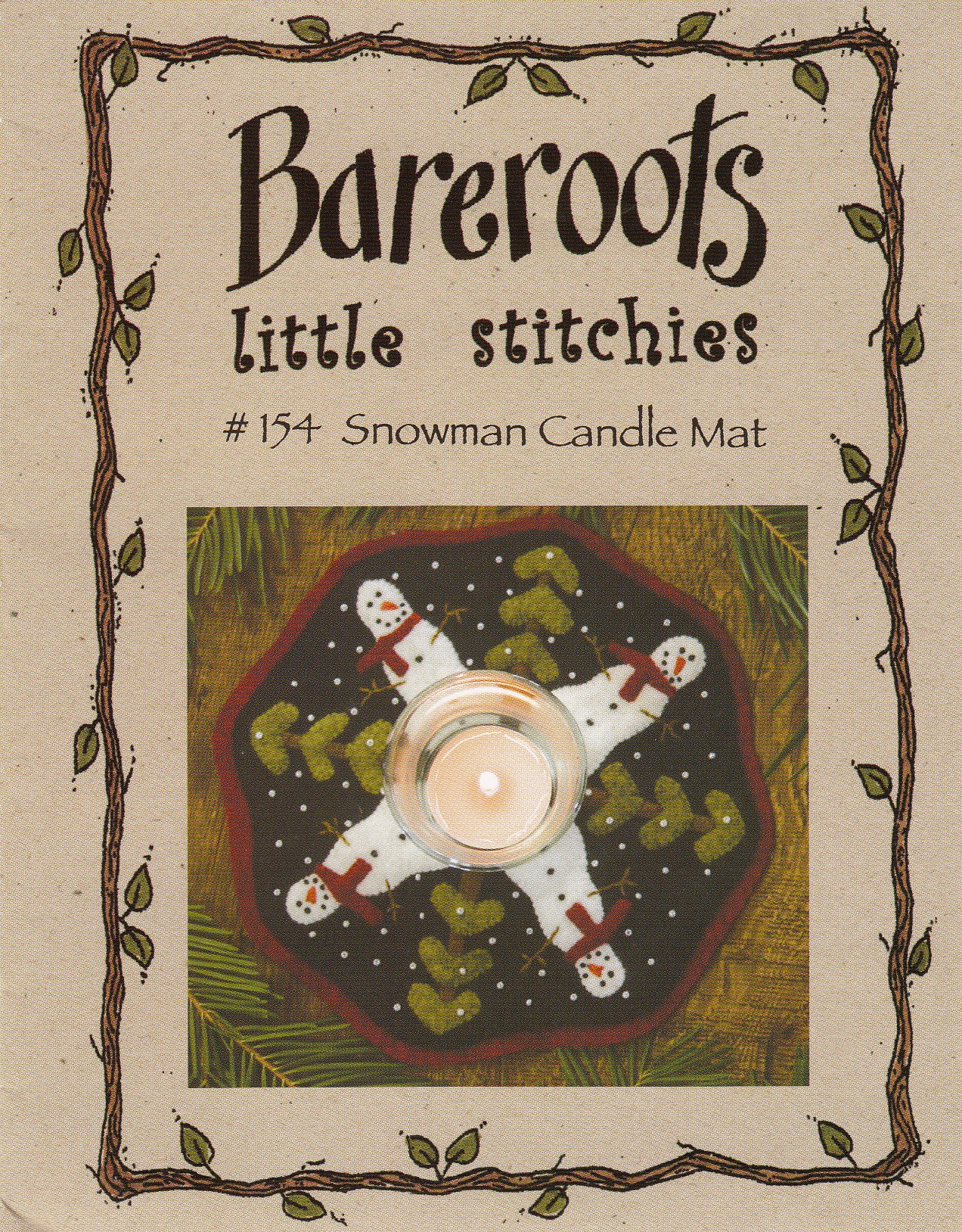 Kit Candle Mat Snowmen