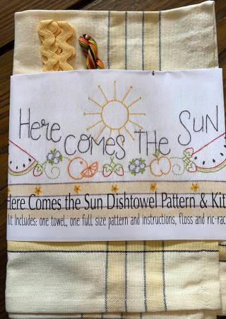 Here Comes the Sun Dishtowel Kit