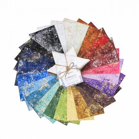 Fat Quarter Brilliance Shimmer, 25pcs/bundle