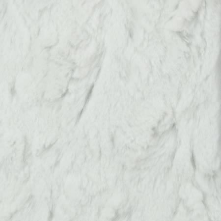 White Beary Soft Minky Solid