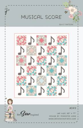 Music Score Quilt Pattern