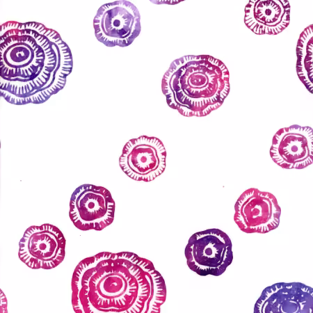 Batiks Bedazzled String Flower Spicy Sprinkles