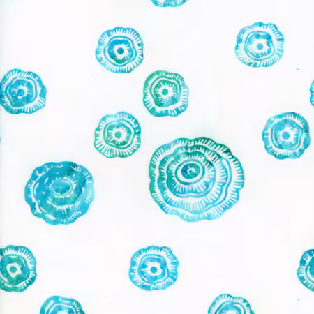 Batiks Bedazzled String Flower Spearmint Sprinkles