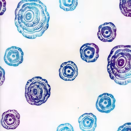 Batiks Bedazzled String Flower Brilliance