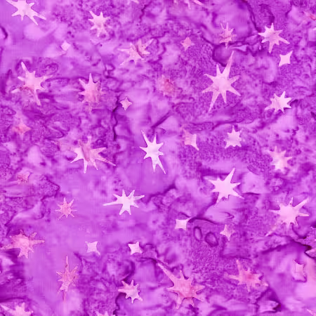 Batiks Bedazzled Bursts Crème de Violet