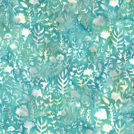 Batiks Floral Grid Pool Party