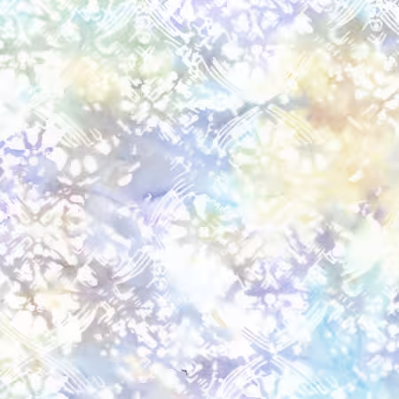 Batiks Floral Grid Powdered Pastels