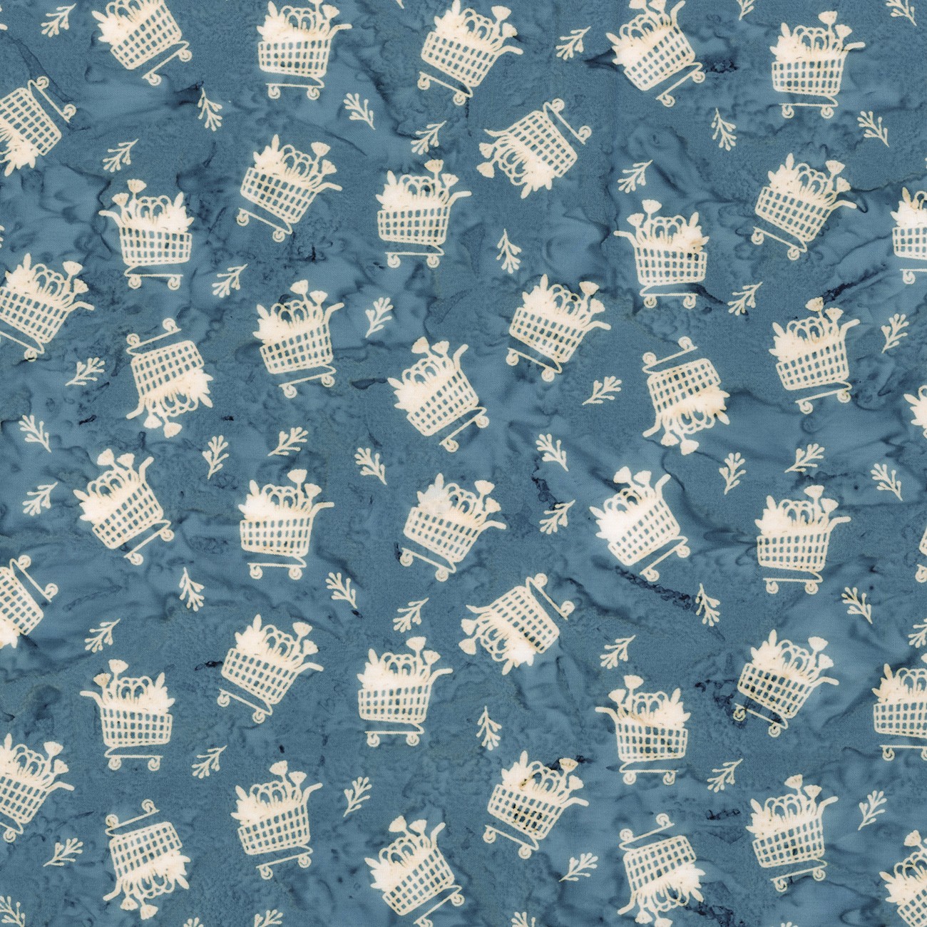 Batiks Farm to Table Ocean Blue