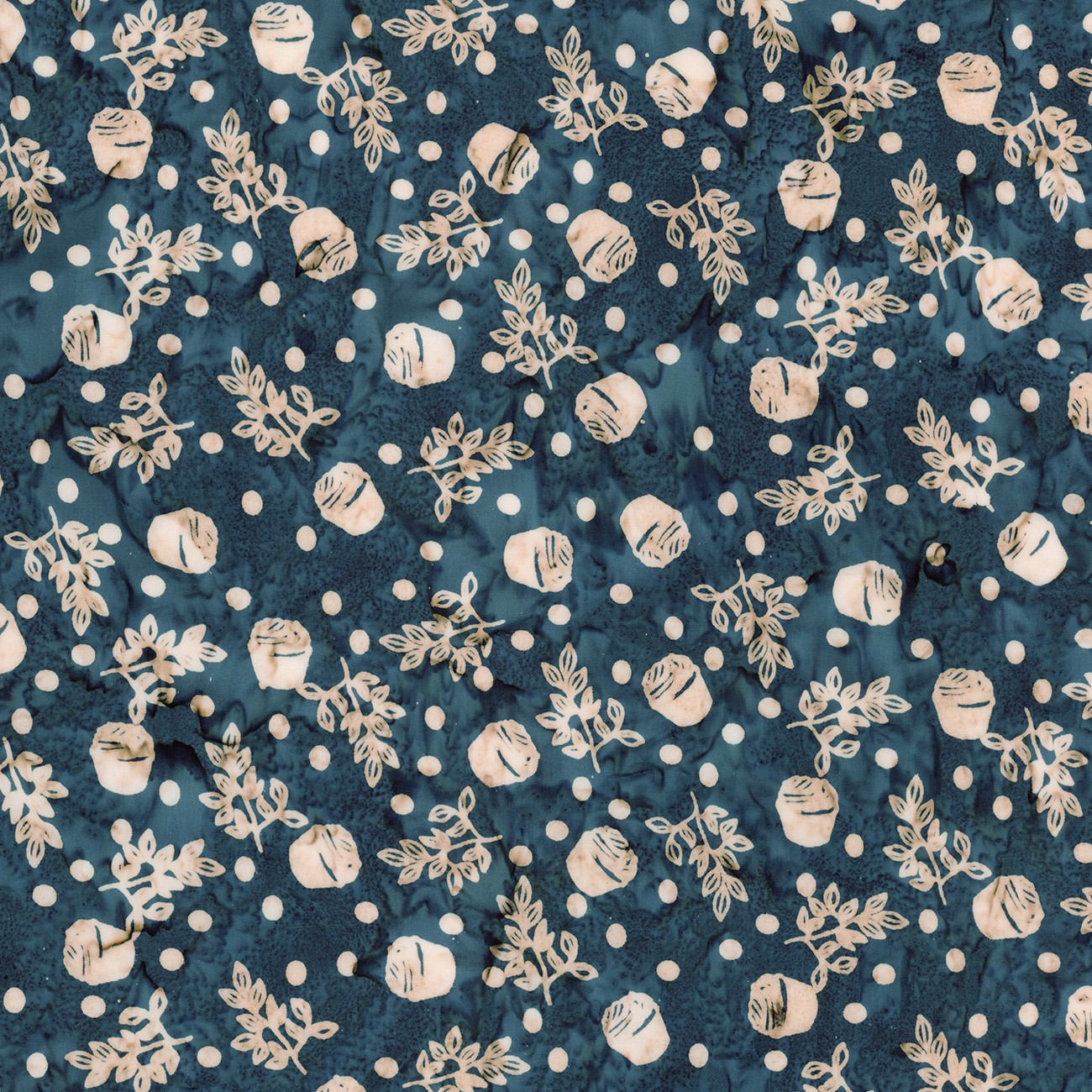 Batiks Farm to Table Deep Water