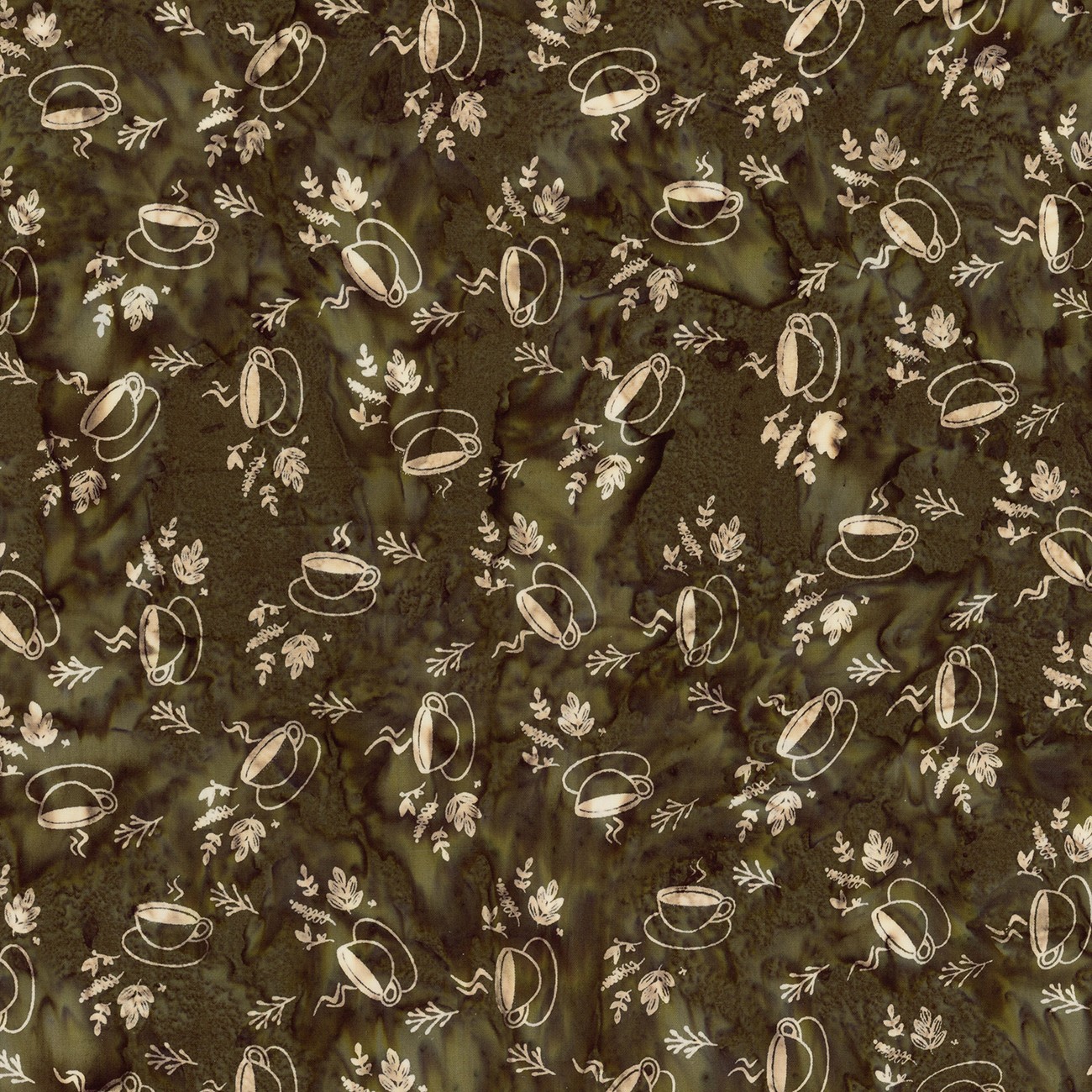 Batiks Farm to Table Forest Green