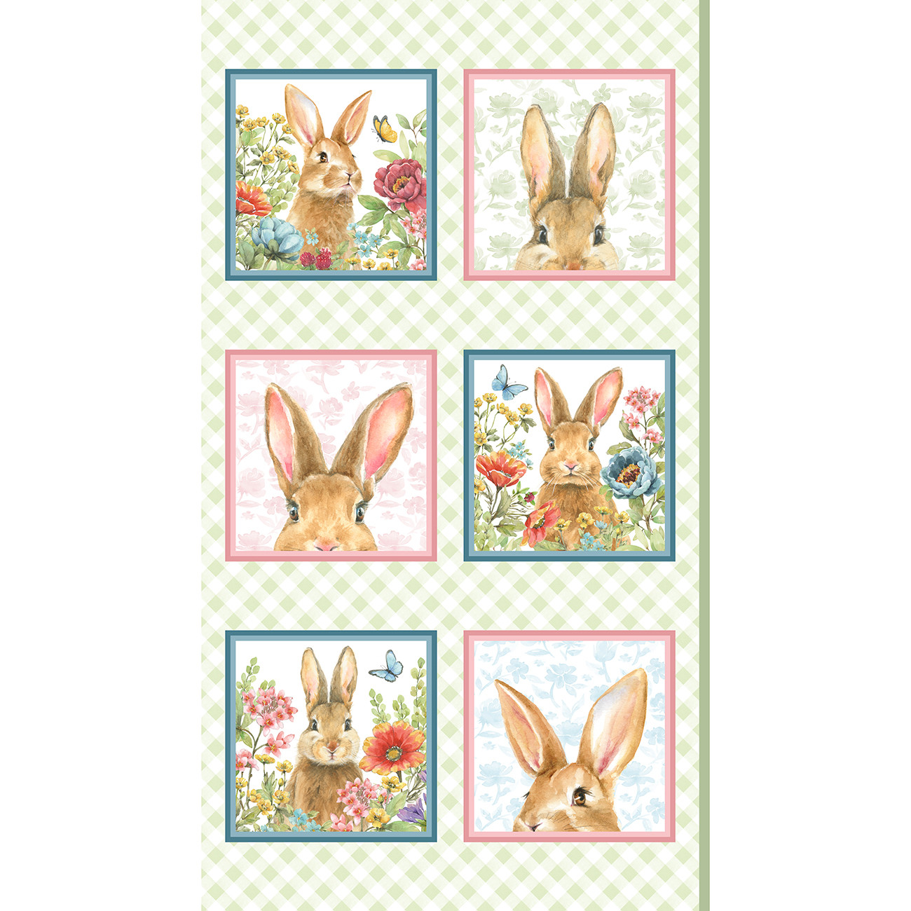 Bunny Blocks (10 Yards - 15 Panels) By Trimbach, Leslie