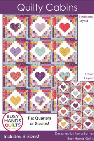 Quilty Cabins Quilt Pattern