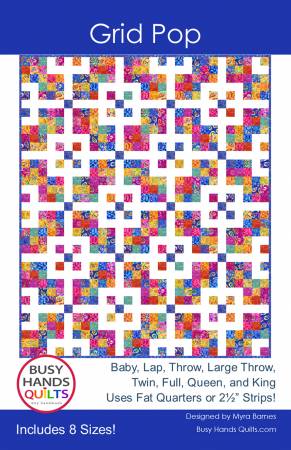 Grid Pop Quilt Pattern