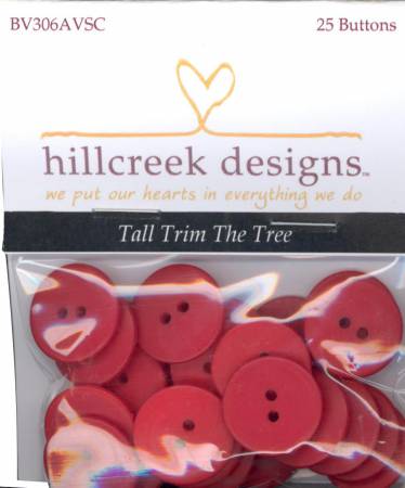 Tall Trim The Tree Button Pack 25pc