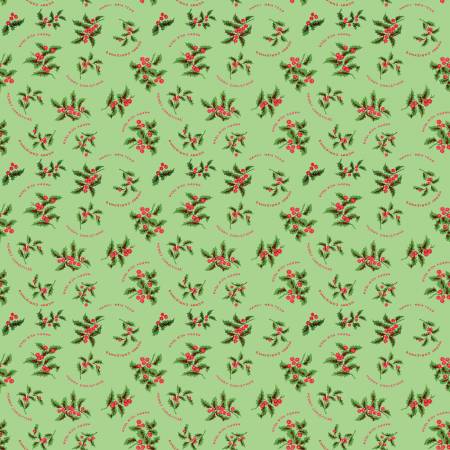 Christmas Holly Green