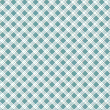 Bee Plaids Scarecrow Teal