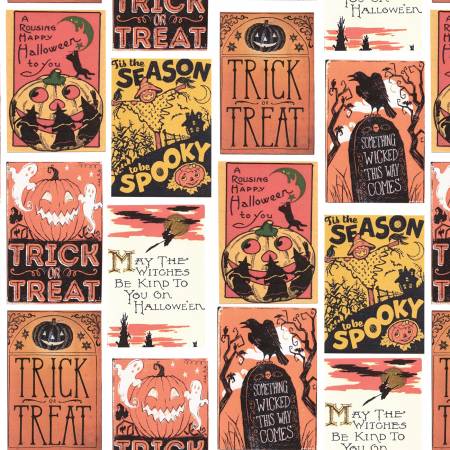 Fright Delight Cards White