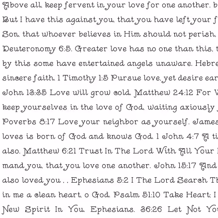 Love Scripture White Valentines