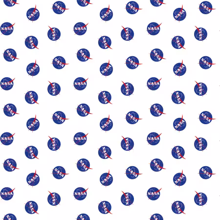 NASA Logo Toss White
