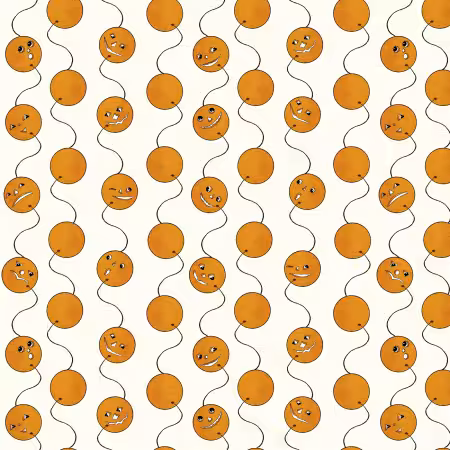 Costume Maker's Act II Jack-O-Lantern Balloons White