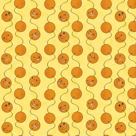 Costume Maker's Act II Jack-O-Lantern Balloons Yellow