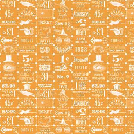 Costume Maker's Act II Ticket Grid Orange
